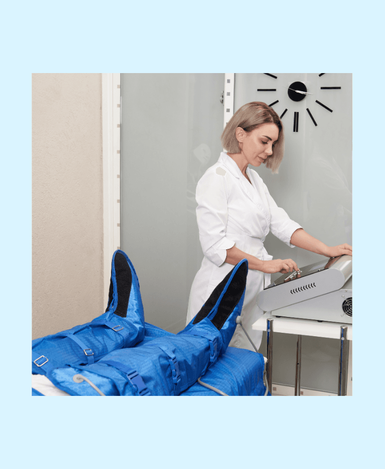 Drainage lymphatique avec presso