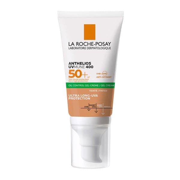La Roche Posay -ANTHELIOS UVMUNE 400- OIL CONTROL GEL-CREAM- TEINTEE