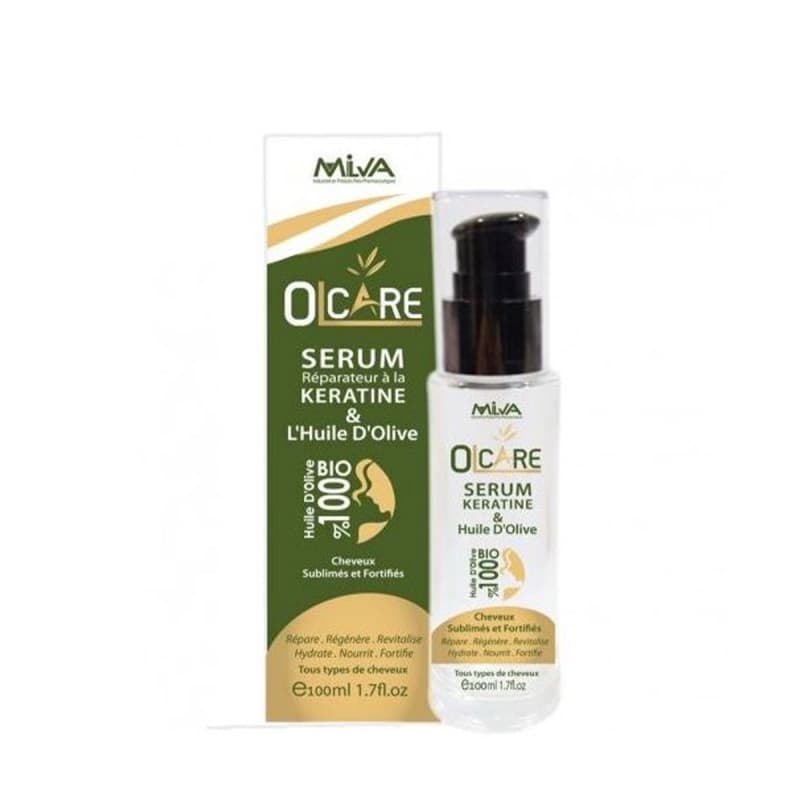 MILVA OLCARE SERUM A LA KERATINE ET L’HUILE D’OLIVE 100ML