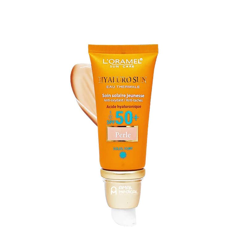 LORAMEL HYALUROSUN SOIN SOLAIRE SPF50+ TEINTE PERLE 40ML 0370