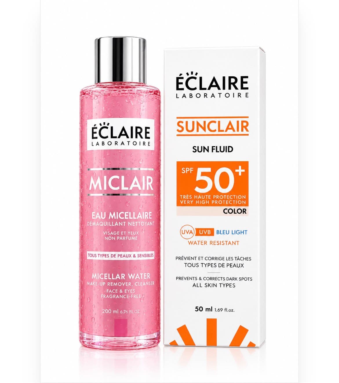 PACK ECLAIRE ECRAN TEINTE + EAU MICELLAIRE GRATUIT