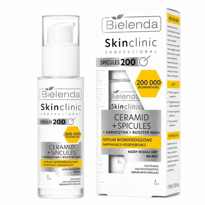 Bielenda Skin Clinic Professional Serum Raffermissant & Regenerant aux Ceramides Avec Spicules 30 ml