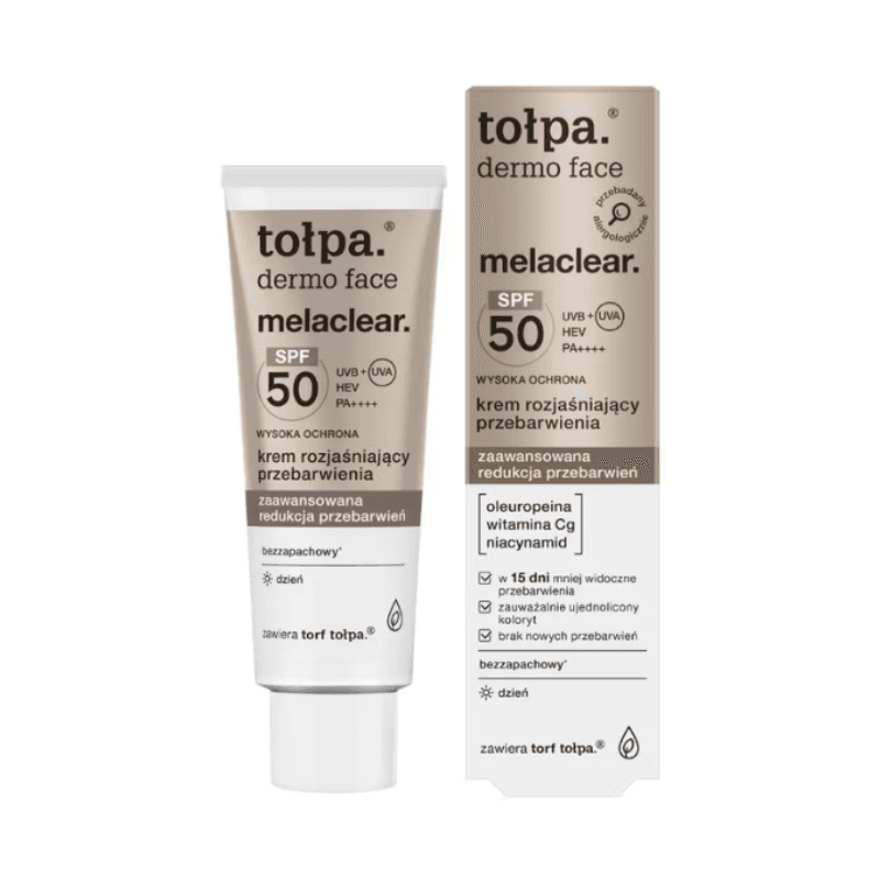 TOLPA DERMO FACE MELACLEAR SPF 50 CREME ECLAIRCISSANTE ANTI TACHES 40ML