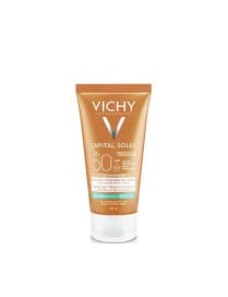 ECRAN SOLAIRE ANTI TACHE ECLAIRCISSANT TOUCHER SEC TEINTEE VICHY CAPITAL SOLEIL SPF50+ 50ML