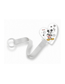 ATTACHE SUCETTE MICKEY MOUSE NUK – BLANC