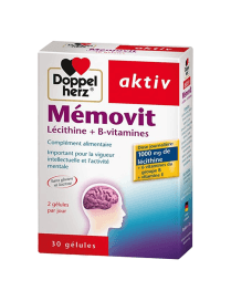 COMPLEMENT ALIMENTAIRE MEMOIRE ET CONCENTRATION DOPPELHERZ AKTIV MEMOVIT 30 GELULES