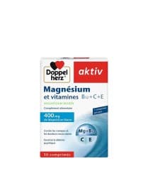 COMPLEMENT ALIMENTAIRE DOPPELHERZ AKTIV MAGNESIUM ET VITAMINES 30 GELULES