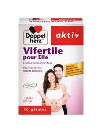 COMPLEMENT ALIMENTAIRE DOPPELHERZ AKTIV VIFERTILE POUR ELLE 30 GÉLULES