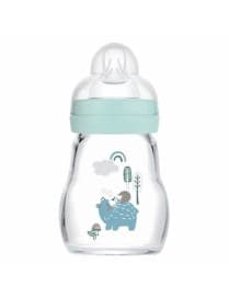 BIBERON EN PLASTIQUE AVEC ANSE BAMBINI 6 MOIS + 270ML REF900