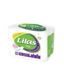 SERVIETTES LILAS CLIP NORMAL MICRO AEREE 10 PIECES