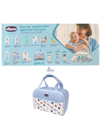 SAC DE MATERNITE CHICCO BLEU 13 ARTICLES