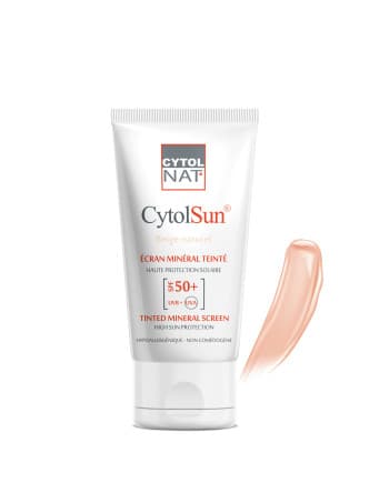 ECRAN SOLAIRE TOUT TYPE DE PEAU CYTOLSUN BEIGE NATUREL 50ML SPF50+
