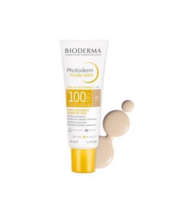 ECRAN SOLAIRE HYDRATANTE TEINTE CLAIRE BIODERMA PHOTODERM FLUIDE MAX SPF100+ 40ML