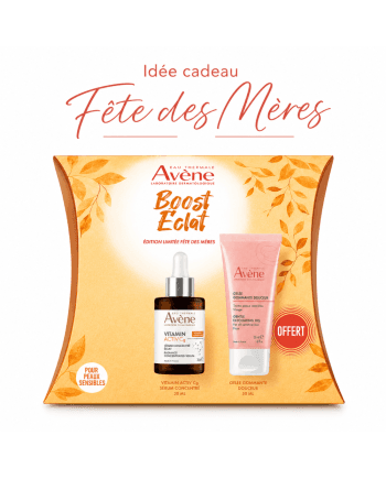 COFFRET AVENE ECLAT : SERUM VITAMIN ACTIV Cg + GELEE GOMMANTE DOUCEUR 50ML OFFERTE