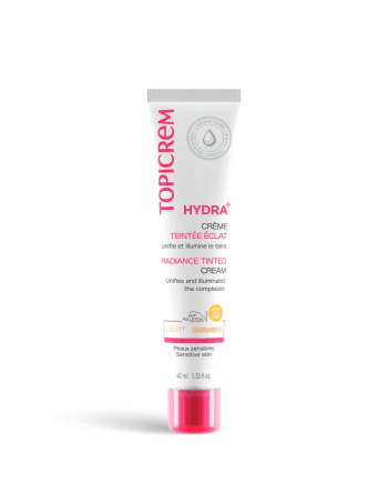ECRAN SOLAIRE TOPICREM HYDRA+ TEINTEE ECLAT LIGHT SPF50 40ML