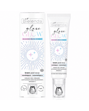 CREME CONTOUR DES YEUX HYDRATANTE ET ILLUMINATRICE BIELENDA GLAZE & GLOW 15ML