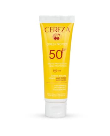 ECRAN SOLAIRE ANTI-AGE ANTI-TACHES CEREZA SPF 50 + 50 ML