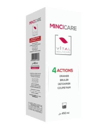 COMPLEMENT ALIMENTAIRE VITAL MINCICARE 4 ACTIONS 450ML