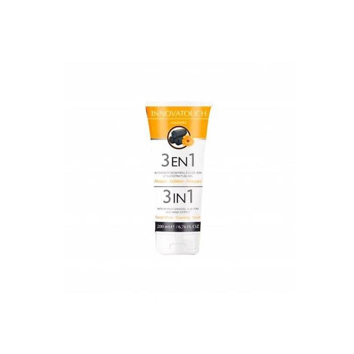 INNOVATOUCH 3 EN 1 MASQUE EXFOLIANT ET NETTOYANT AU CHARBON 50 ML
