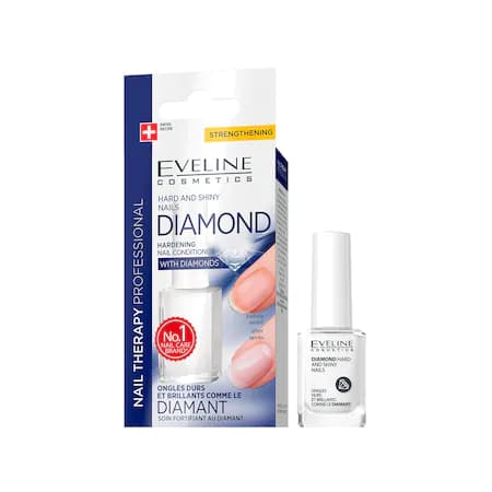 Eveline, Cosmetics Diamond Hard And Shiny Nails Nail Therapy Strengthener