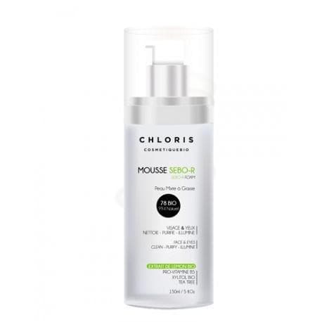 CHLORIS MOUSSE SEBO-R PEAU MIXTE A GRASSE 150ML