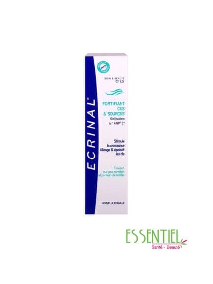 ECRINAL FORTIFIANT CILS ET SOURCILS STIMULE LA CROISSANCE ALLONGE ET EPAISSIT LES CILS 9ML
