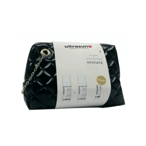 ULTRASUN TROUSSE DUO ECRAN ANTI PIGMENTATION ANTI AGE SPF50+50ML +LIP PROTECTION GRATUIT