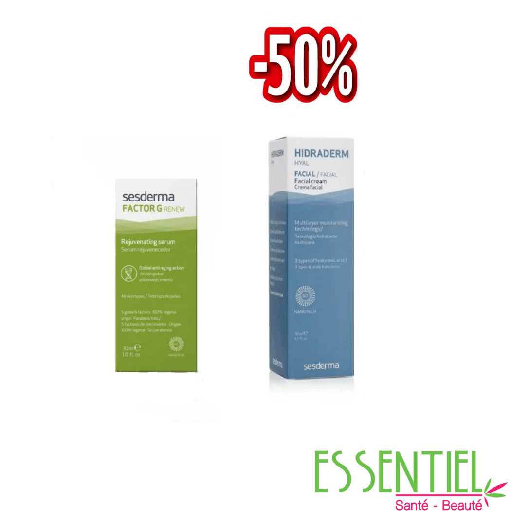SESDERMA FACTOR G SERUM RENEW REJUVENATING 30ML+SESDERMA HIDRADERM HYAL CREME VISAGE, 50ML