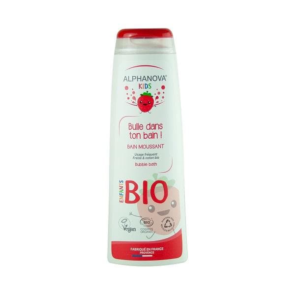 Alphanova Kids Bulle dans ton bain ! Bain moussant bio Fraise 250ml