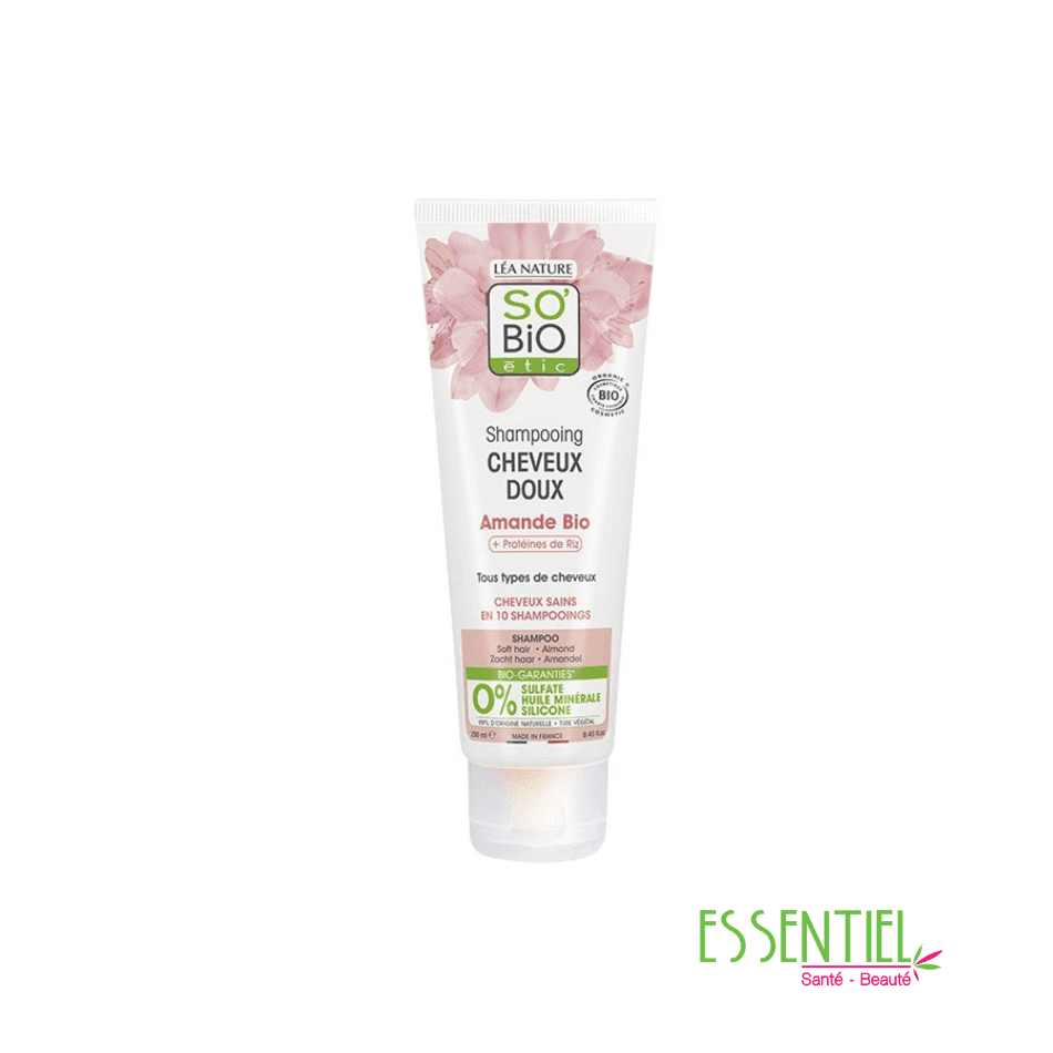 So Bio Shampooing Cheveux Doux au Lait d’Amande 250Ml
