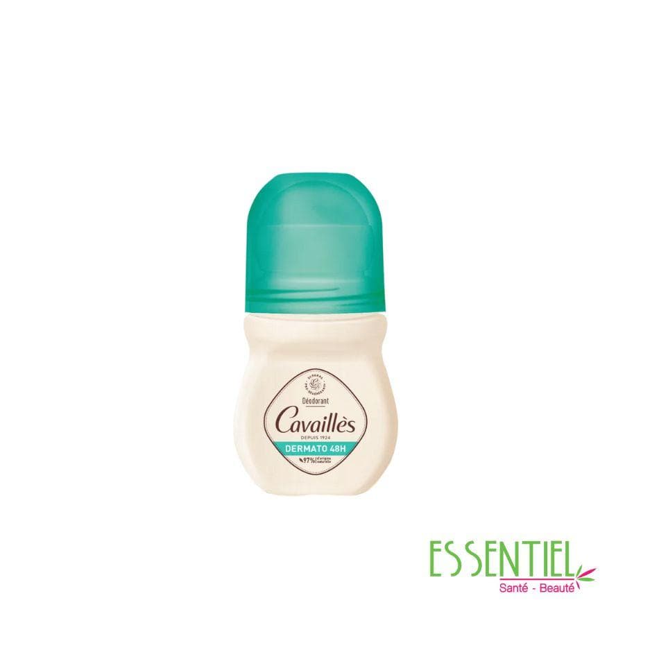 CAVAILLES DERMATO – Déodorant 48H Roll-On – Peaux Sensibles, 50ml