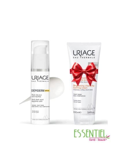 URIAGE DEPIDERM SOINS DE JOUR ANTI TACHES SPF 50+ CREME MOUSSE NETTOYANTE ECLAT 100ML OFFERTE