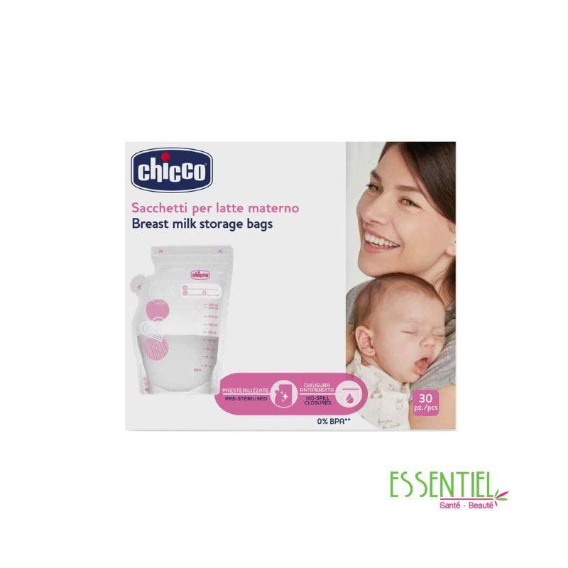 CHICCO Sachets De Conservation du Lait – 250ML – 30X