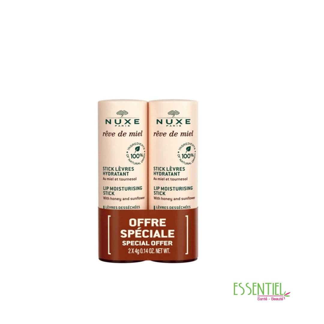 NUXE OFFRE DUO Rêve De Miel Stick Lèvres Hydratant