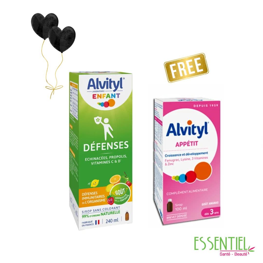 AVITYL PACK DEFENSE ENFANT SIROP + APPETIT SIROP ENFANTS 100ML GRATUIT