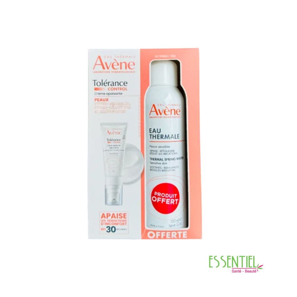 AVENE COFFRET TOLERANCE CONTROL BAUME APAISANTE 40ML + EAU THERMALE 150ML OFFERTE