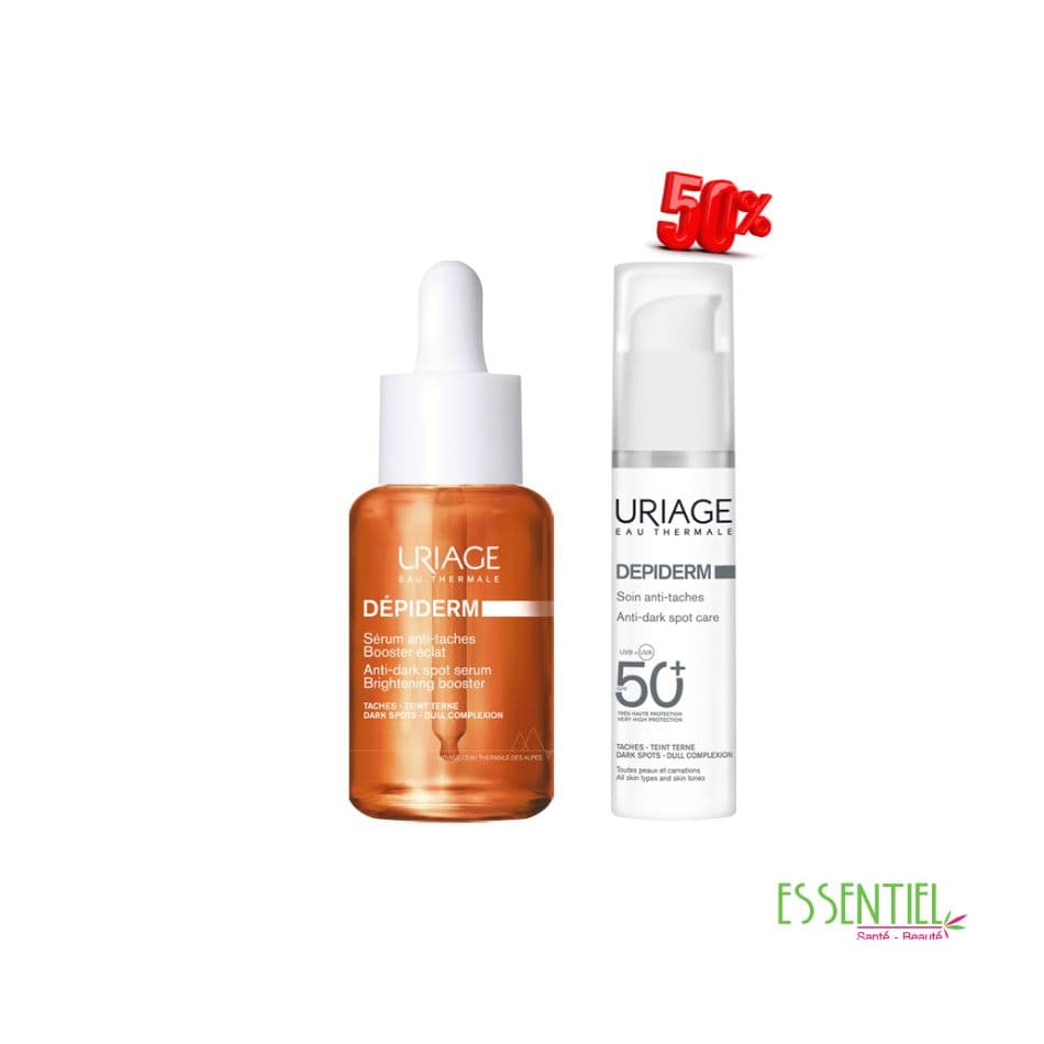 DÉPIDERM SÉRUM ANTI TACHES BOOSTER ÉCLAT+ DEPIDERM SOIN ANTI-TACHES SPF50+ -50%