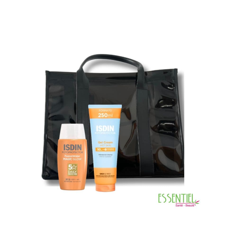 ISDIN Pack FUSION WATER MAGIC GLOW + Gel Cream SPF 50 250ML