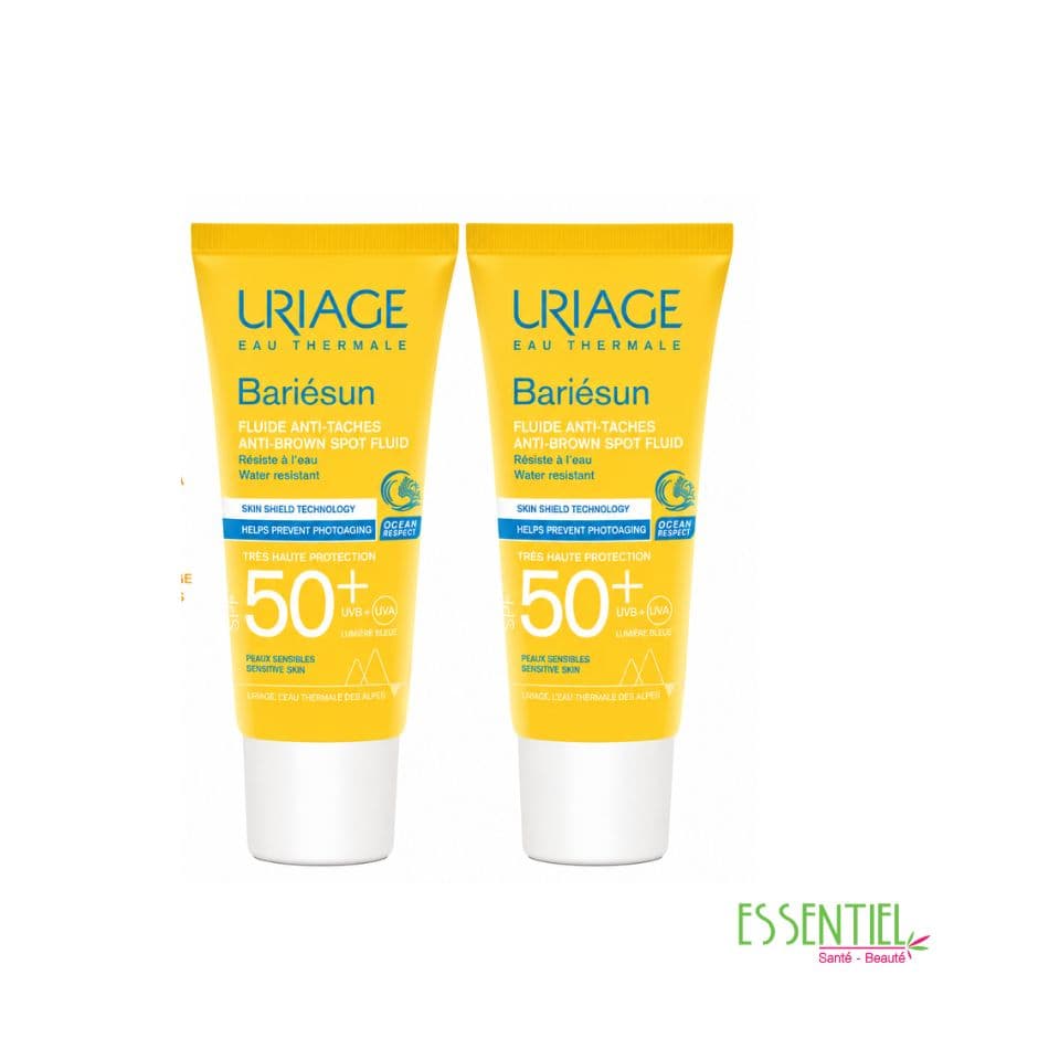 URIAGE BARIESUN FLUIDE ANTI TACHE 40ML LOT DE 2