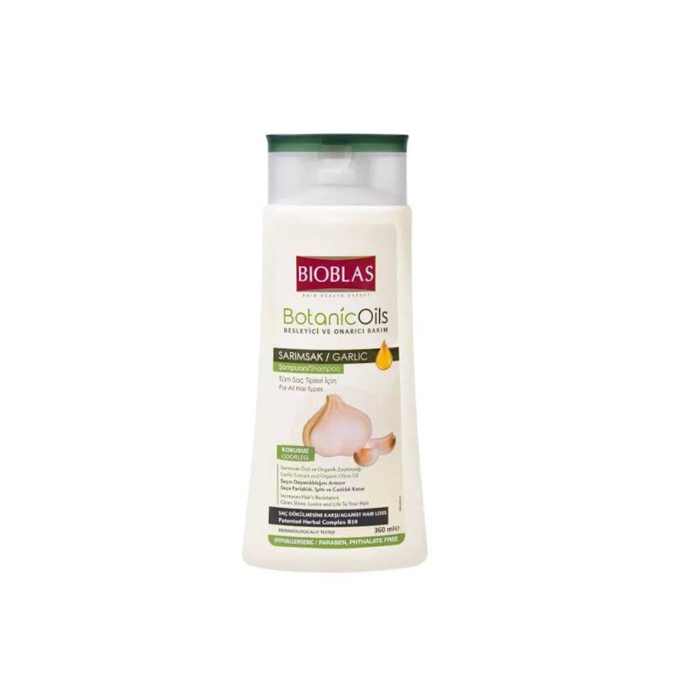 BIOBLAS Forte Shampooing à l’Ail Anti-Chute 360 ml
