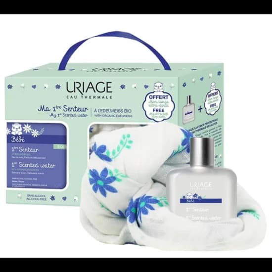 URIAGE COFFRET MA 1ERE SENTEUR EAU DE SOIN + LANGE ULTRA DOUX
