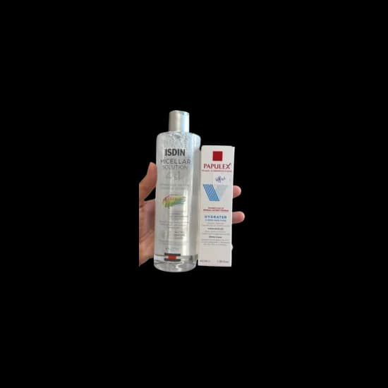 ISDIN SOLUTION MICELLAIRE 4EN1 + PAPULEX CREME OIL FREE