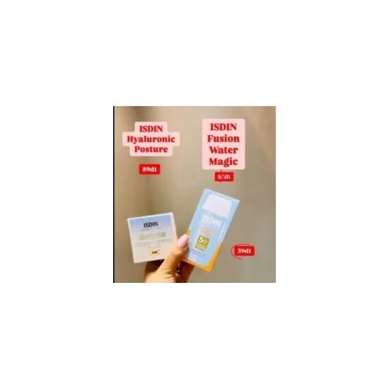 ISDIN HYALURONIC POSTURE +ISDIN FUSION WATER ECRAN INVISIBLE