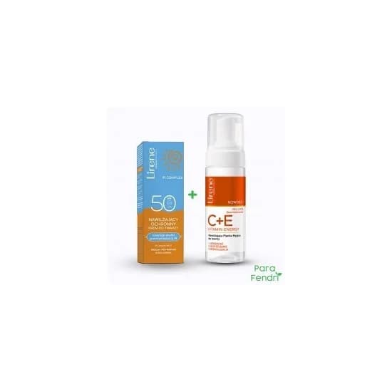 PACK ECRAN SPF50+ 40ML INVISIBLE + Lirene C+E Mousse nettoyante visage hydratante 150 ml