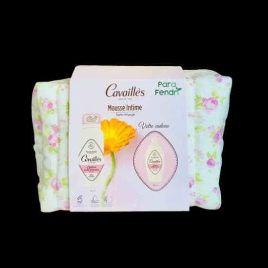 ROGE CAVAILLES - MOUSSE INTIME EXTRA DOUX SANS RINCAGE 100ML + SOIN LAVANT INTIME OFFERT 50ML+ TROOUSSE OFFERTE
