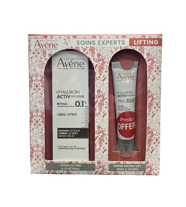 Avène Coffret Hyaluron Activ Procedure Lifting au Rétinal 0,1 % (Soins Experts)