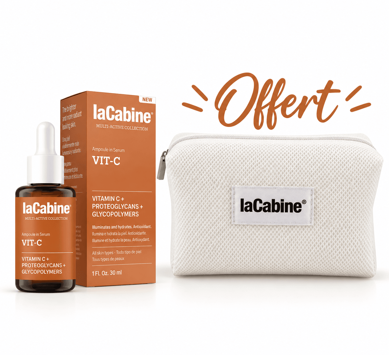 LaCabine Vit-C Sérum 30mL +Trousse Offerte