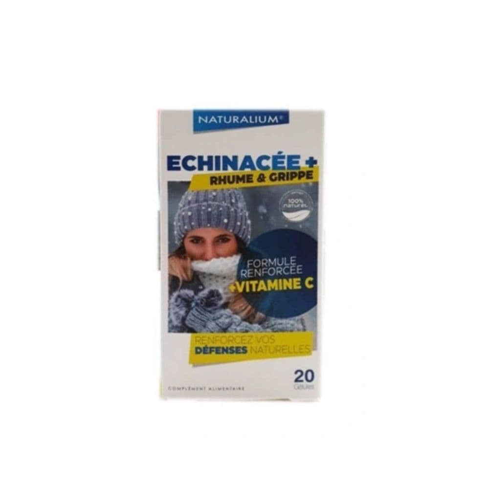 Naturalium Echinacee+ Rhume Et Grippe 20 Gélules