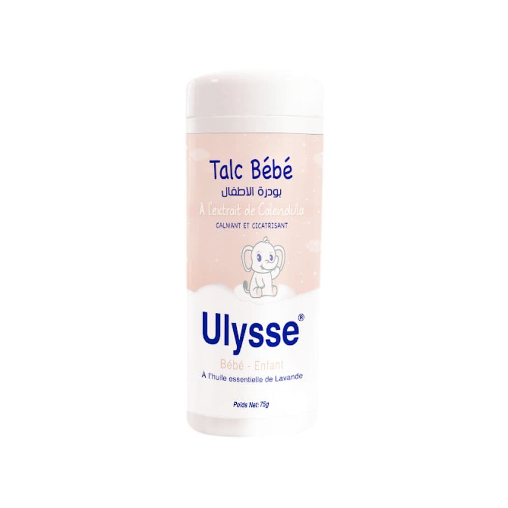 Ulysse Talc Bébé 75 g