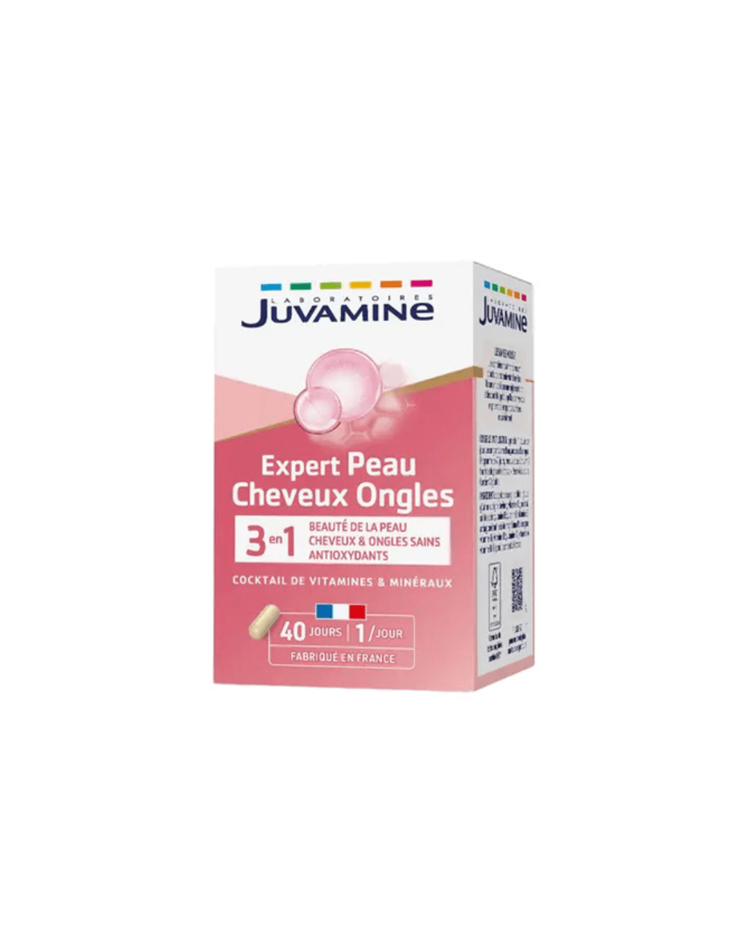 JUVAMINE Expert Peau CheveuxOngles 3en1 40 Gélules